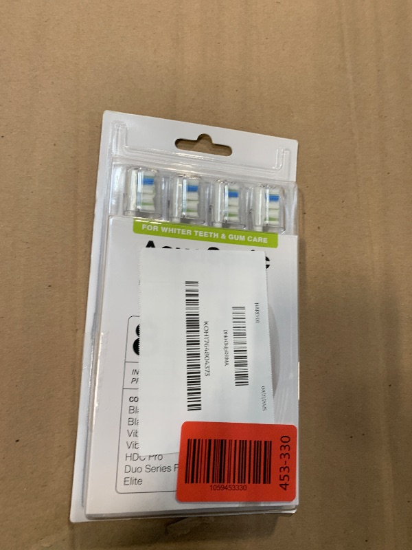 Photo 1 of ** 6 PACK**AquaSonic Proflex Replacement Brush Heads | ADA Accepted | for Whiter Teeth & Gum Care | Compatible with Many AquaSonic Toothbrush Handles (8 Pack White)