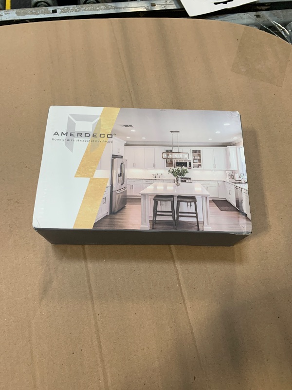 Photo 1 of ** 9 PACK ** Amerdeco 10 Pack Champagne Bronze and Brushed Nickel Knurled Cabinet Pulls 5 Inch Hole Center to Hole Center Kitchen Cabinet Handles for Drawer Dresser, Cupboard and Wardrobe ZH0040