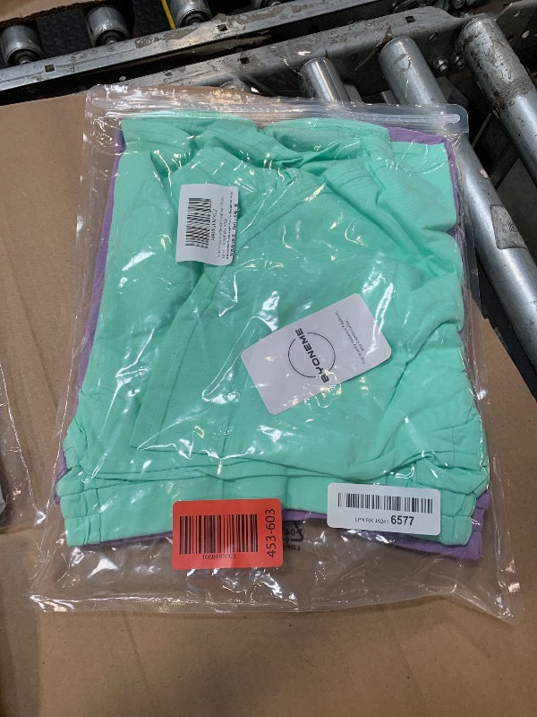 Photo 1 of * 2 PACK **Toddler Skirt Little Girls Athletic Uniform Skorts Golf Outfit Cheer Tennis Skirts with Shorts Green+Light Purple+Peach7-8Y