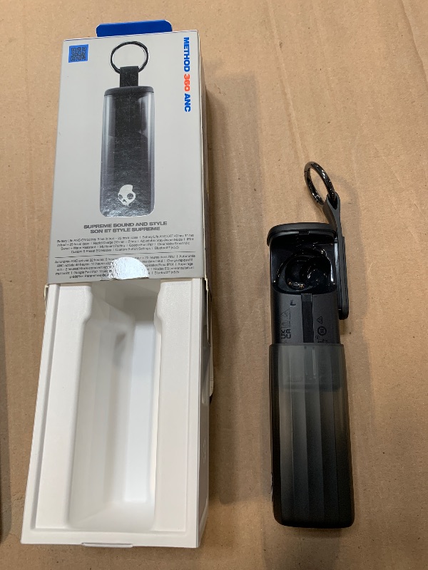 Photo 1 of **RIGHT EARPHONE ONLY**  Method 360 ANC Wireless Earbuds, Sound by Bose, Bluetooth Headphones, Premium Noise Cancelling, Up to 40 Hrs Battery, Sweat and Water Resistant, Microphone for iPhone Android - True Black