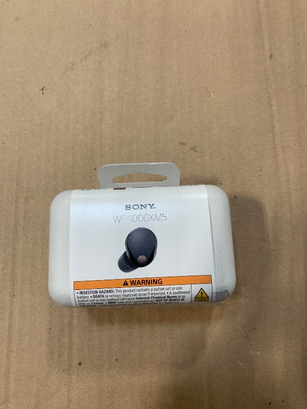 Photo 1 of ***ISSUE WITH CONNECTING TO THE PHONES***Sony WF-1000XM5 The Best Truly Wireless Bluetooth Noise Canceling Earbuds & in-Ear Headphones with Alexa Built-in, Black