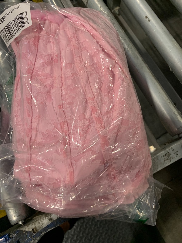 Photo 1 of **SIMILAR TO PHOTO** ZESICA Womens 2025 Summer Puff Short Sleeve Midi Dress Floral V Neck Textured Ruffle Flowy Beach Party Dresses,Pink,Small