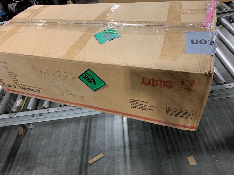 Photo 1 of ***ONLY THE PEDESTAL NO TABLE TOP****Roundhill Furniture Havre Pedestal Base Round Dining Table, Black,