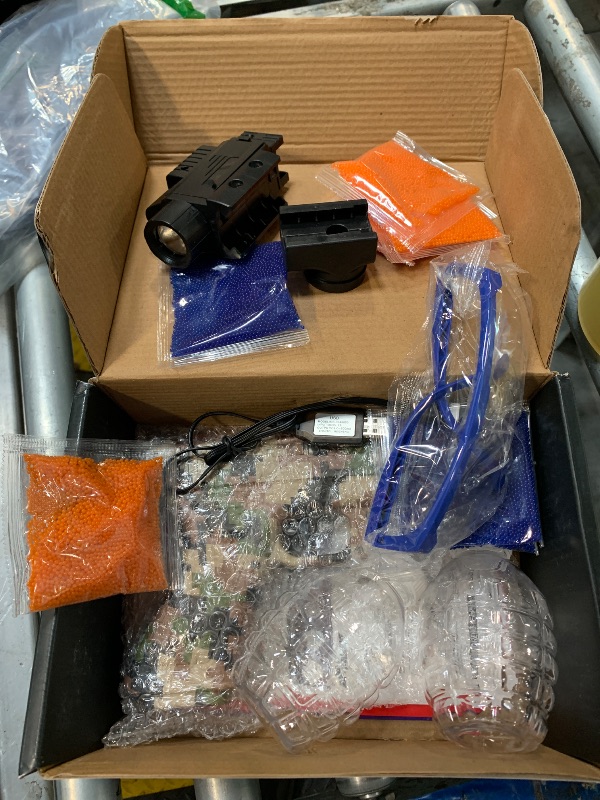 Photo 1 of ***BATTERY DOES NOT HOLD CHARGE***
Gel Gun Blaster, Splat Gun for Precision Shooting, Electric Water Blaster Gun with Top Loading Design JM-X3, Great for Competitive Team Play, Ages 15+ (Deep Camo)