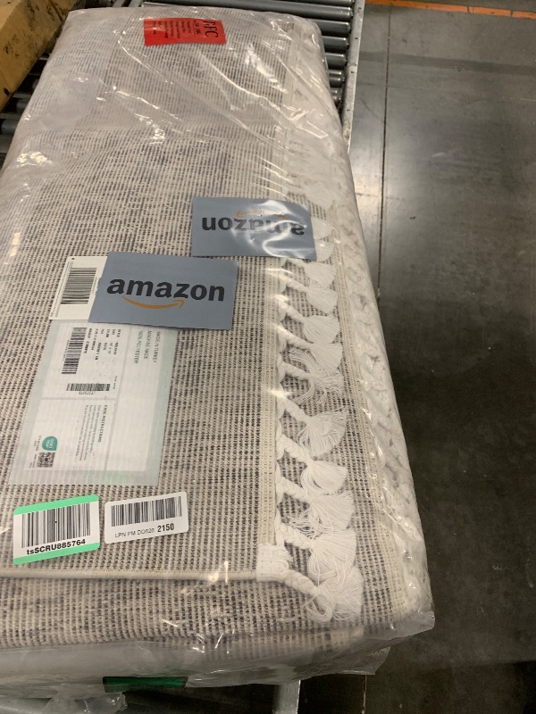 Photo 1 of ****SIMILAR***
nuLOOM 10x14 Elfriede Jute & Cotton Hand Woven Area Rug, Charcoal, Solid Rustic Farmhouse Style, Weaved Design, Natural Fiber, For Bedroom, Living Room, Dining Room, Hallway, Office, Entryway