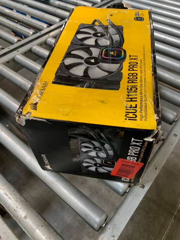 Photo 1 of ***SOLD FOR PARTS****Corsair iCUE H115i RGB Pro XT, 280mm Radiator, Dual 140mm PWM Fans, Software Control, Liquid CPU Cooler