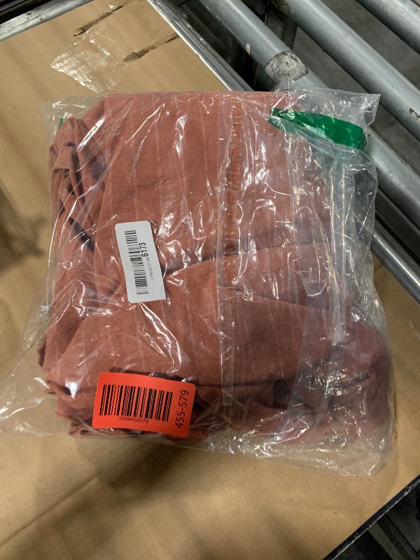 Photo 1 of **MINOR FRAYS** Miessial Womens Ruffle Short Sleeve Summer Midi Dress Casual Square Neck A Line Boho Flowy Smcoked Dresses with Pockets Rust,XL