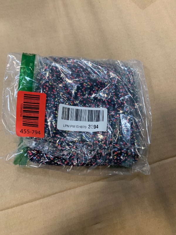 Photo 1 of ** PACK OF 1 ** Amazon Essentials Women's Studio Relaxed-Fit Lightweight Crewneck T-Shirt (Available in Plus Size), Pack of 2, Black Confetti Print, X-Large