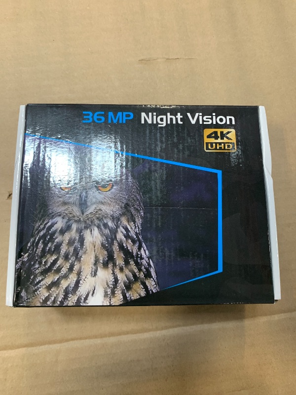 Photo 1 of ** BINOCULARS ONLY ** Night Vision Goggles - 4K Night Vision Binoculars with 5000mAh Rechargeable Battery, 32GB TF Card can Save Photo and Video, 3'' HD Screen for Camping & Security, Black