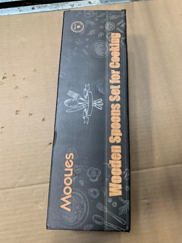 Photo 1 of ***MISSING 5***
Mooues 9 Piece Natural Teak Wooden Kitchen Utensil Set with Spoon Rest - Comfort Grip Cooking Spoons and Utensils Holder