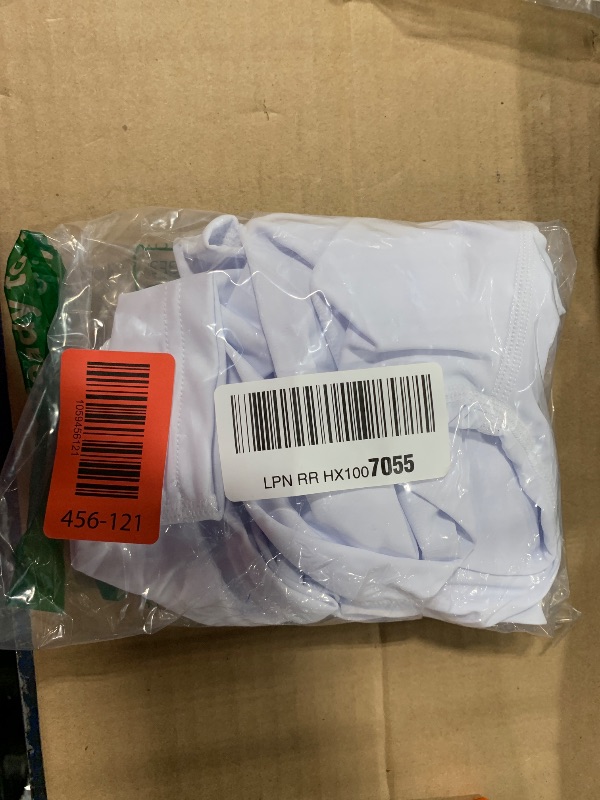 Photo 1 of **1 pack** Poroka 2 Pack Girls UPF 50+ Sun Protective Rashguard Swim Shirt Girls Swimming Tee Dry Fit Top for Outdoor Sports White, Sky Blue S