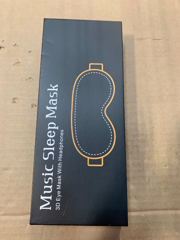 Photo 1 of ** NO USB CABLE ** ASIILOVI Bluetooth Sleep Mask HF016 Sleep Headphones with Detachable & Washable 3D Contoured Eye Mask, Integrated Adjustable Hook-and-Loop Eye Masks for Sleep, Perfect for Men/Women/Teens Sleep Gifts