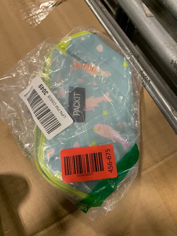Photo 1 of **DAMAGE ON THE INTERIOR** PackIt Freezable Snack Bag, Mermaids, Built with EcoFreeze Technology, Foldable, Reusable, Zip Closure Locks in Cool Dry Air, for all Ages, and Fresh Snacks On the Go