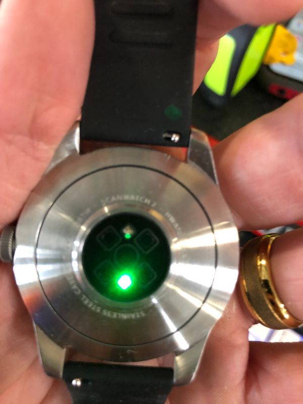 Photo 1 of ***MISSING CHARGER*** BUT WORKS SEE PICS***WITHINGS ScanWatch 2 - Women's Men's Health Smartwatch, ECG, SpO2, Temperature, Sleep Tracking, Respiratory Health, Waterproof, 30-Day Battery, 30-Day Battery, Android & iOS