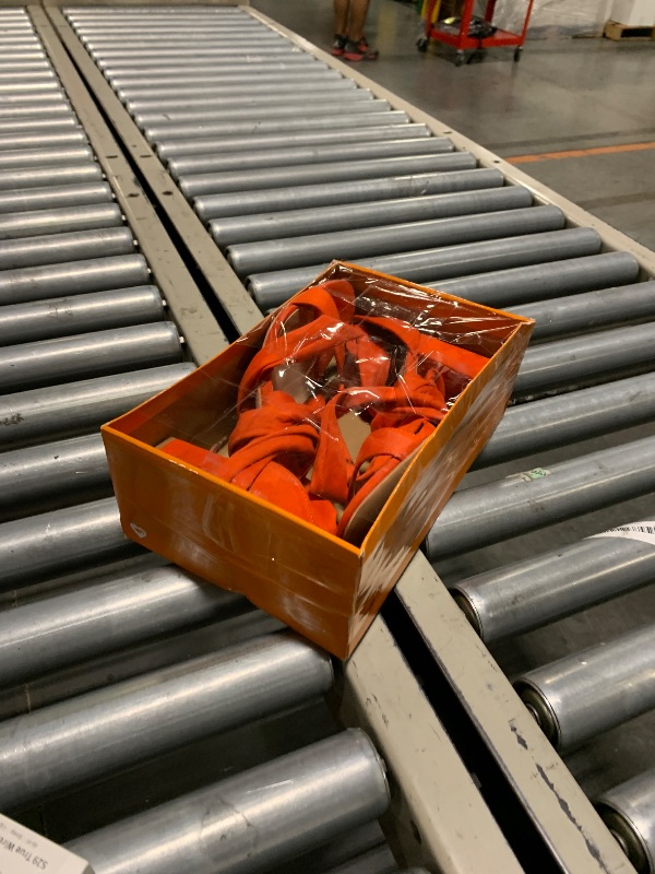 Photo 1 of ***USWED****GENSHUO Women's Chunky High Heels Lace Up Strappy Block Sandals Open Toe Sexy Dress Heel Comfortable Prom Wedding Homecoming Party Graduation Shoes, Size 11