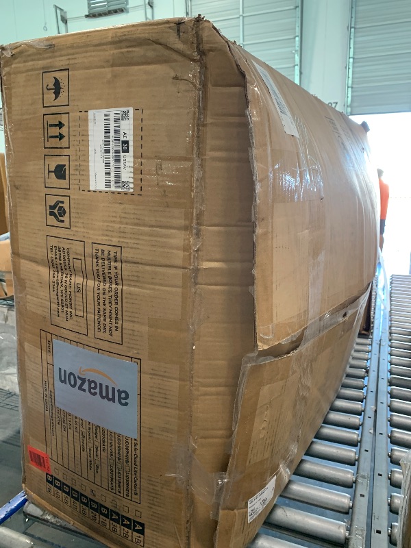 Photo 1 of ***MISSING HARDWARE***Vesgantti 142" U Shaped Sectional Couch, Comfy Cloud Modular Sectional Sofa with 2 Ottoman Deep Seat Chenille Modern Cloud Sofa, Modular Sofas for Living Room, Bedroom and Apartment, Beige