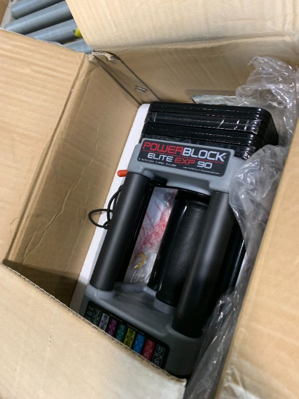 Photo 1 of -ONLY 1** PowerBlock Elite EXP Adjustable Dumbbells, Sold in Pairs, Stage 1, 5-50 lb. Dumbbells, Durable Steel Build, Innovative Workout Equipment, All-in-One Dumbbells, Expandable with Expansion Kits