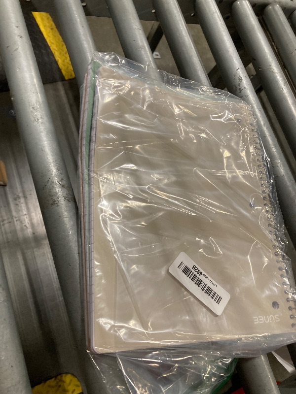 Photo 1 of SUNEE Spiral Notebooks, 3 Pack, 1-Subject, College Ruled Paper, 8" x 10-1/2", 70 Sheets per Notebook, Assorted Aesthetic Colors Spiral Notebooks for School