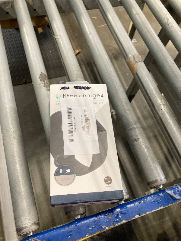 Photo 1 of **DISPLAY SCREEN DOESN'T SHOW** Fitbit Charge 4 Black Advanced Fitness Tracker