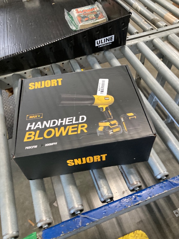 Photo 1 of ***Missing charger***Leaf Blower Cordless with Battery and Charger,500,000 RPM,Extended Nozzle,Lightweight Handheld Design,Blower for Patio Cleaning,car Blowing Water,Blowing Leaves and Dust