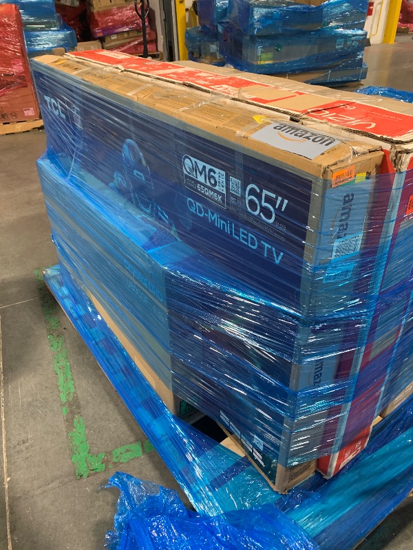 Photo 1 of *****TV PALLET**** AS IS / NO RETURNS -- FINAL SALE******
*****Mixed Bundle of new item - AS IS-- FINAL****
******Mixed Bundle of new and USED ITEM - AS IS- 
FINAL SALE -NO RETURNS OR REFUNDS*****    UNTESTED TV******