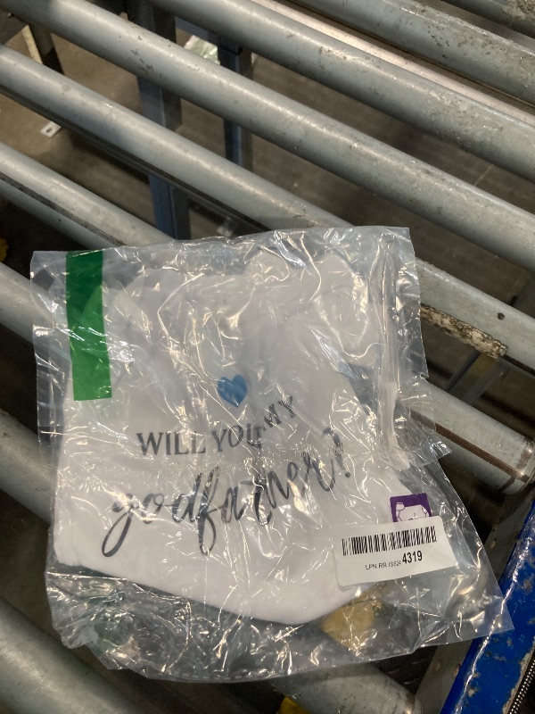 Photo 1 of ***USED NEEDS TO BE WASHED*****AIZFFZY will you be my godfather proposal from godchild Baby Clothes godparents proposals present white 0-3 Months