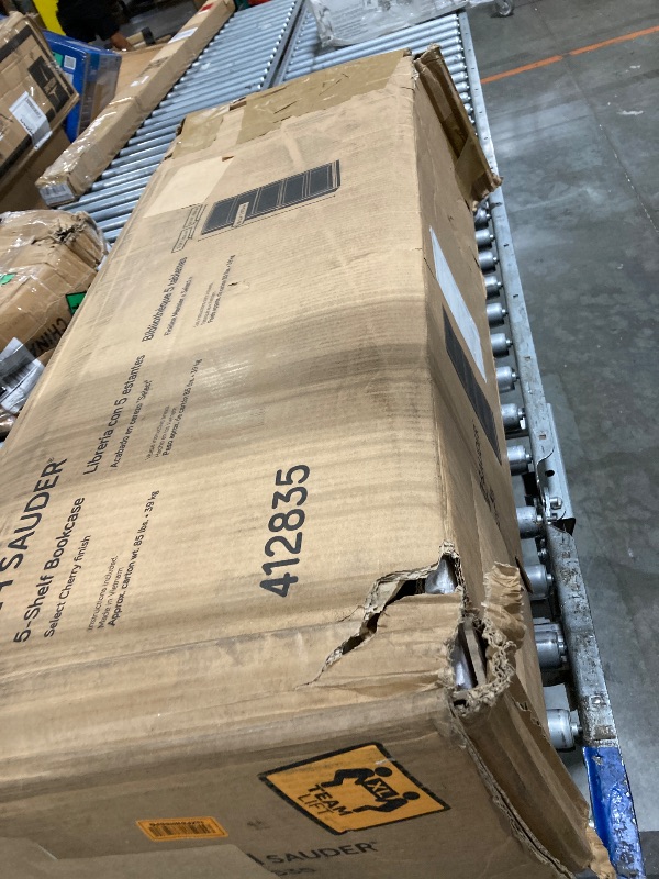 Photo 1 of ***MISSING HARDWARE***Sauder Miscellaneous Storage 5-Shelf Bookcase/ Book shelf, Select Cherry finish