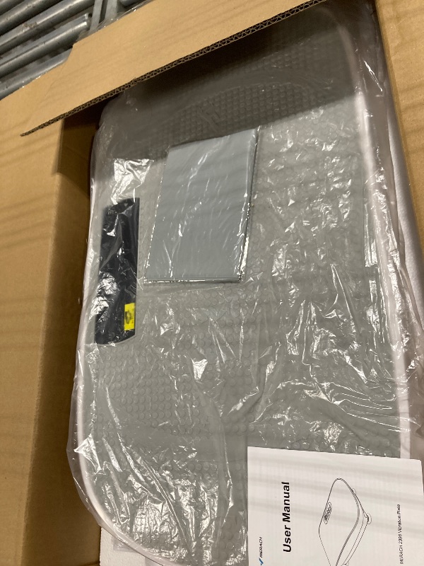 Photo 1 of MERACH Vibration Plate Exercise Machine, Vibration Plate 440 Lbs Capacity, Bluetooth and Silicone Pedal, Stimulate Deep Fat, Vibration Plate for Lymphatic Drainage, Vibrating for Weight Loss (White)***similar MODEL**