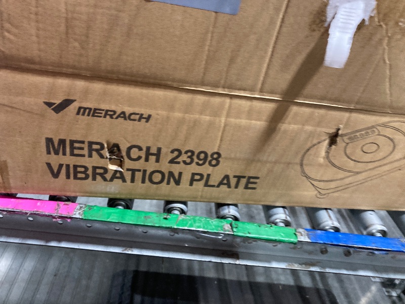Photo 1 of MERACH Vibration Plate Exercise Machine, Vibration Plate 440 Lbs Capacity, Bluetooth and Silicone Pedal, Stimulate Deep Fat, Vibration Plate for Lymphatic Drainage, Vibrating for Weight Loss (White)***similar MODEL**