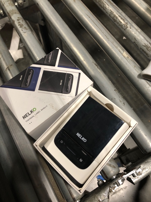 Photo 1 of ***MISSING LABLE TAPE***Nelko Label Maker Machine with Tape, PM220 Bluetooth Label Printer, 2 Inch Portable Thermal Printer for Small Business, Address, Logo, Clothing, Sticker Printer for iOS, Android & PC, White