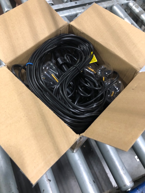 Photo 1 of addlon 54(48+6) FT Solar String Lights Waterproof,Patio Lights Solar Powered with Remote & USB Port 15+1 LED Shatterproof Bulbs 3 Light Modes, Dimmable Solar Light for Camping Backyard Garden