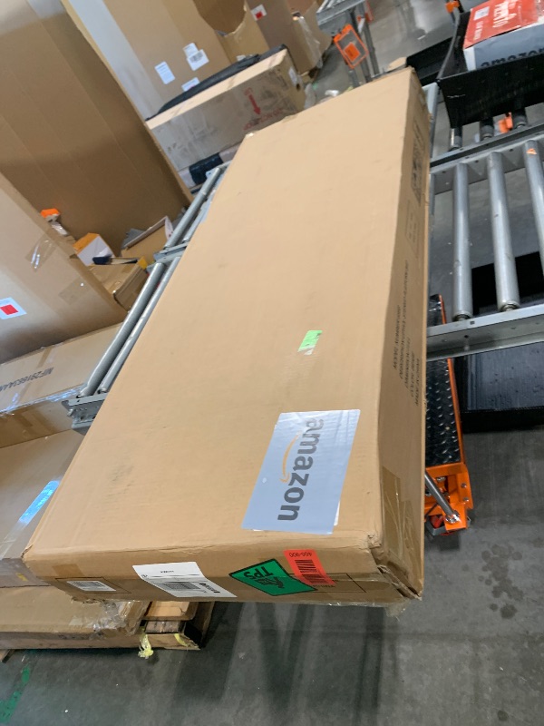 Photo 1 of **HOLE IN FABRIC** Full Bed Frame with Headboard and Wingback, Velvet Upholstered Platform Bed, Mattress Foundation with Wooden Slat Support, No Box Spring Needed, Easy Assembly, Noise Free, Beige