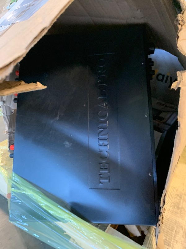 Photo 1 of   *** DENT *** Vaiyer Home Audio System Kit, 6-Channel 6000 Watts Bluetooth Amplifier with 5.25" 12 QTY of 175 W Each in-Wall in-Ceiling Speakers & 16 AWG 500 ft. Speaker Wire - Perfect for Home, Office, Restaurants