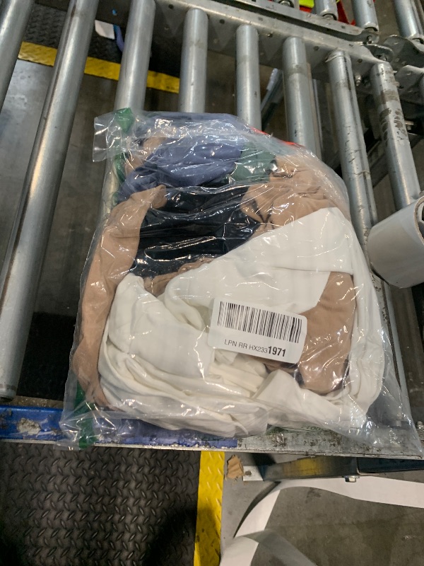 Photo 1 of ***4 SHIRTS ONLY*** Chongbaijia 5 Pack Womens Long Sleeve Tops Mock Turtleneck Basic T Shirt Fall Stretch Tight Fitted Thermal Shirts