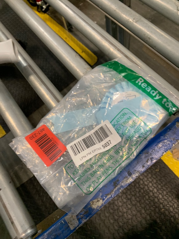 Photo 1 of "Daddy to Be" Tinplate Badge Pin - Baby Shower Button New Dad Gifts Gender Reveals Party Baby Boy Blue Rosette Button Baby Celebration (Light Blue)