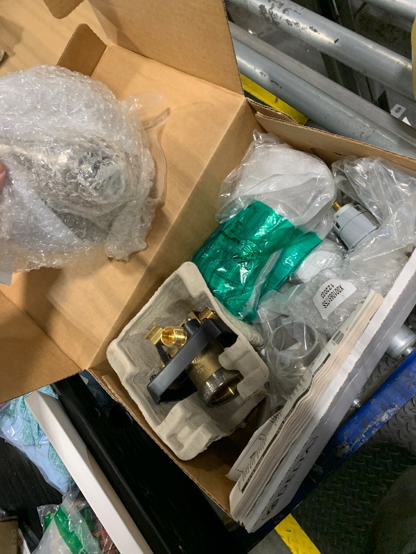 Photo 1 of ***USED***Delta Nicoli 14 Series H2Okinetic Bathtub and Shower Faucet Set, Brushed Nickel Shower Head and Handle Set, Valve Trim Kit, Stainless 144749-SS (Valve Included)