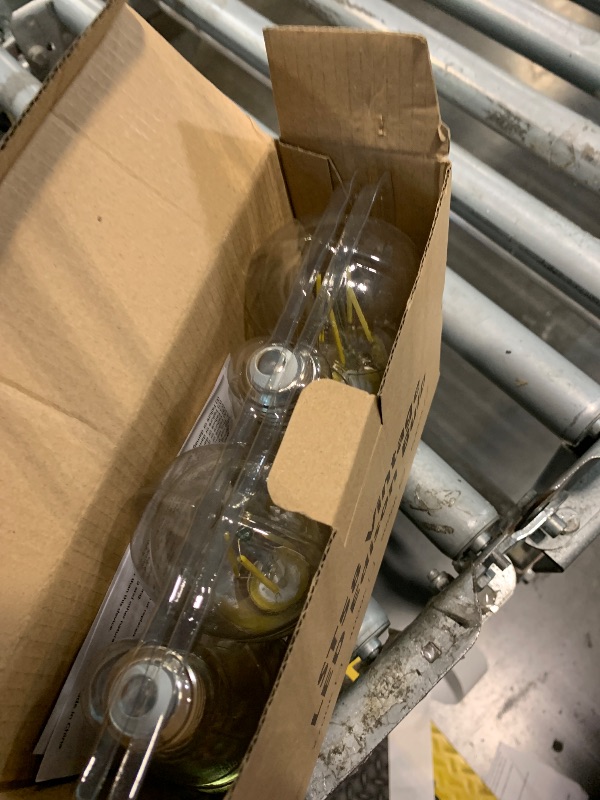 Photo 1 of ?Upgraded? Dimmable LED Light Bulbs 60 watt Soft White, E26 Bulb LED Lights for Bedroom with High Brightness Warm White 5000K, 6W, 90+CRI, Clear Glass, 4 Pack