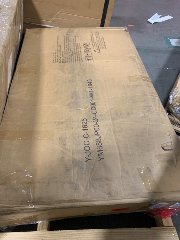 Photo 1 of *** UNKNOWN MISSING PARTS**46" Large Kitchen Island Table Baker Rack with Power Outlet and 3-Tier Storage-Microwave Stand Oven Shelf, Metal Coffee Bar Table,Kitchen Storage Shelf for Dining Living Room, 5 Hooks,Vintage