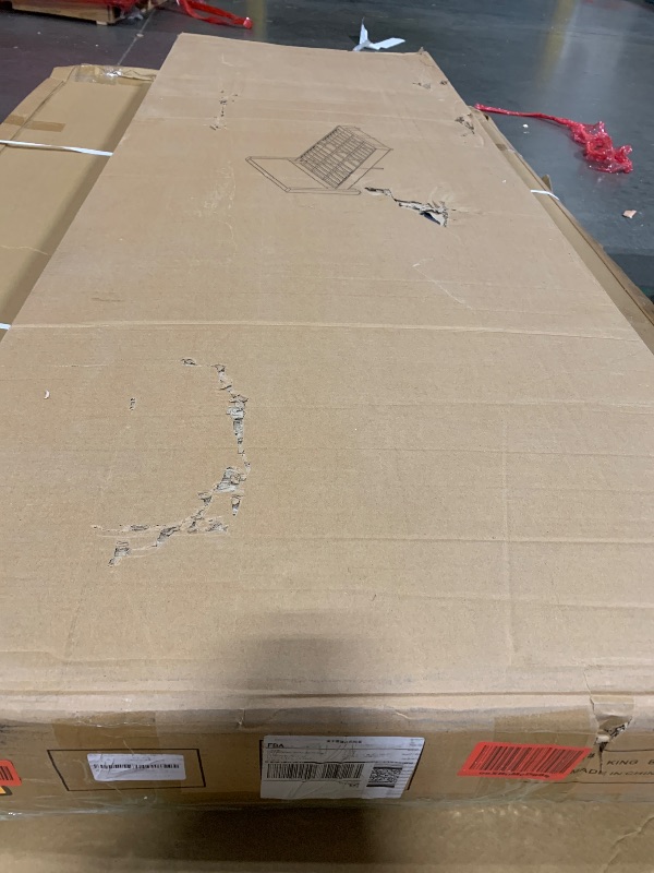 Photo 1 of *** UNKNOWN MISSING PARTS* viplov King Bed Frame with Storage Drawers, Upholstered Platform Bed with Headboard and Wingboard, No Box Spring Needed, NO Noise, Easy Assembly, Wooden Support Slats, Black