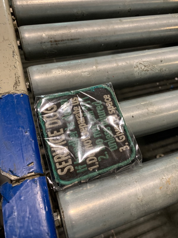 Photo 1 of ***Stock photo is a similar item*** Medical Alert Service Dog Patch for Vests Gear, Tactical EMS Medical Alert Dog Emblem Embroidered Hook & Loop Patch