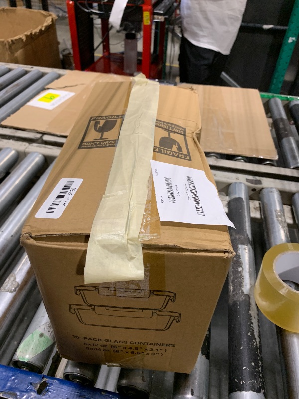 Photo 1 of [10-Pack] Glass Meal Prep Containers with Lids, MCIRCO Food Storage Containers with Snap Locking Lids, Airtight Lunch Containers, Microwave, Oven, Freezer and Dishwasher