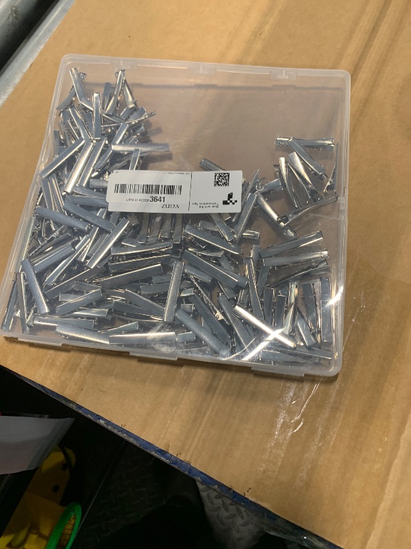 Photo 1 of ****NO BOX****  YGDZ Alligator Hair Clips, 150pcs 1.77 Inch Metal Hair Bow Clips Single Prong Silver Alligator Hair Clips for Bows Making Crafts(4.5cm)