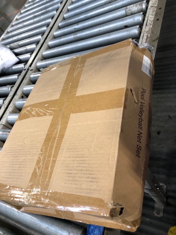 Photo 1 of AugFir Pool Volleyball Net, Heavy-duty Pool Volleyball Set with 2 Pool Volleyballs, Stabilizing Pool Volleyball Net Holder with Two 25L Dual Water Bags Support - Pool Games for Adults and Family Needs