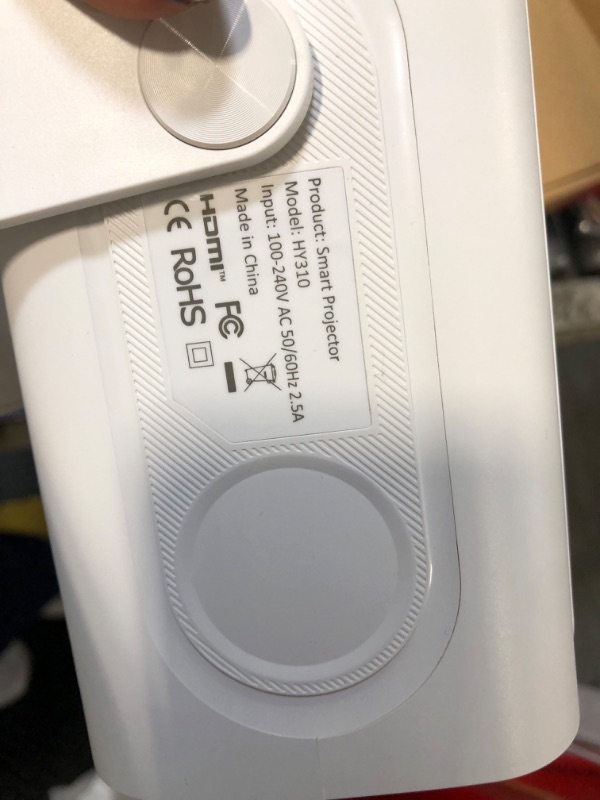 Photo 1 of ?Auto Focus&1080P?Magcubic Mini Smart Projector with 4K Support, Portable Projector with Wifi and Bluetooth, 5W Speaker, Built in Apps, Voice Control, Outdoor Movie Projector