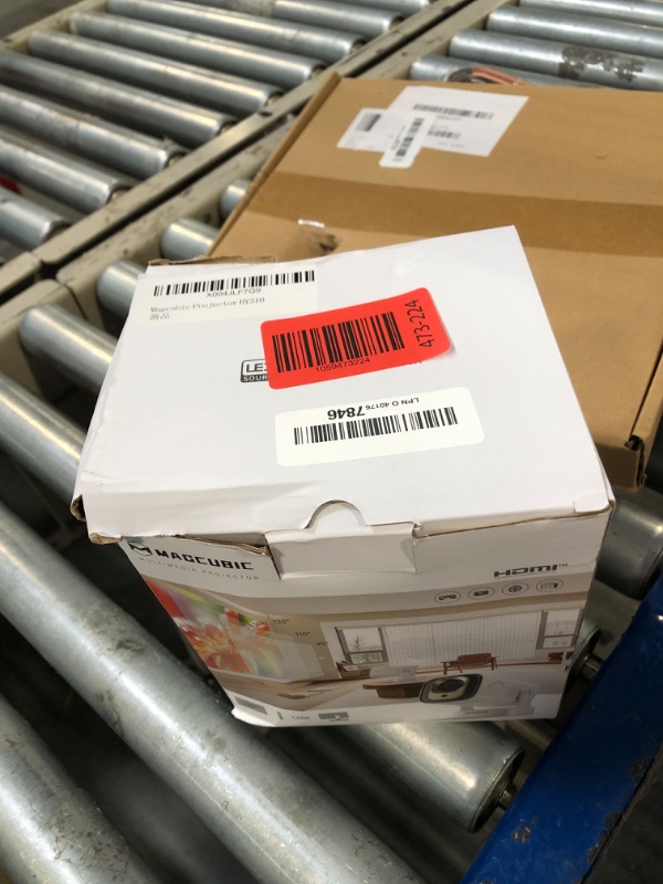 Photo 1 of ?Auto Focus&1080P?Magcubic Mini Smart Projector with 4K Support, Portable Projector with Wifi and Bluetooth, 5W Speaker, Built in Apps, Voice Control, Outdoor Movie Projector