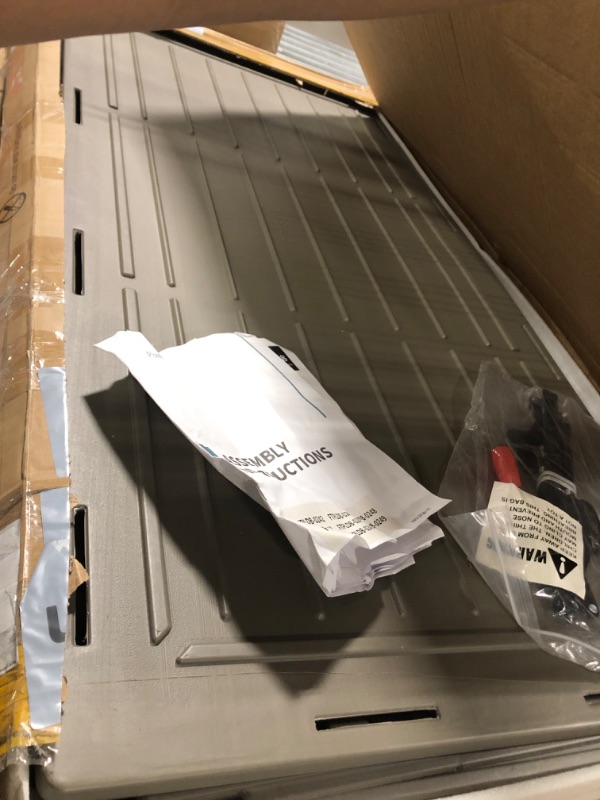 Photo 1 of ** VERY USED / MISSINGF PARTS / SIMILAR **
YITAHOME 200 Gallon Extra Large Deck Box, Double-Wall Resin Outdoor Storage Box with Flexible Divider for Patio Cushions Pool Supplies Garden Tools, 990 lbs Load Capacity, Lockable (Light Brown)