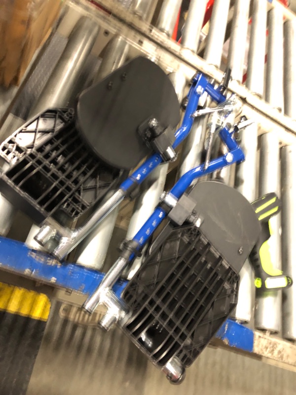 Photo 1 of ** VERY USED / MISSING PARTS *** Drive Medical BLS18FBD-ELR Blue Streak Lightweight Wheelchair with Swing-Away Elevating Leg Rests and Flip-Back Arms