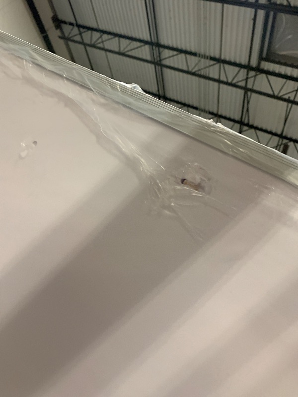 Photo 1 of  *** VERY USED *** 
VIZ-PRO Dry Erase Board/Magnetic Whiteboard, 72 x 48 Inches, Large Wall Mounted Board for School Office and Home 6' x 4'