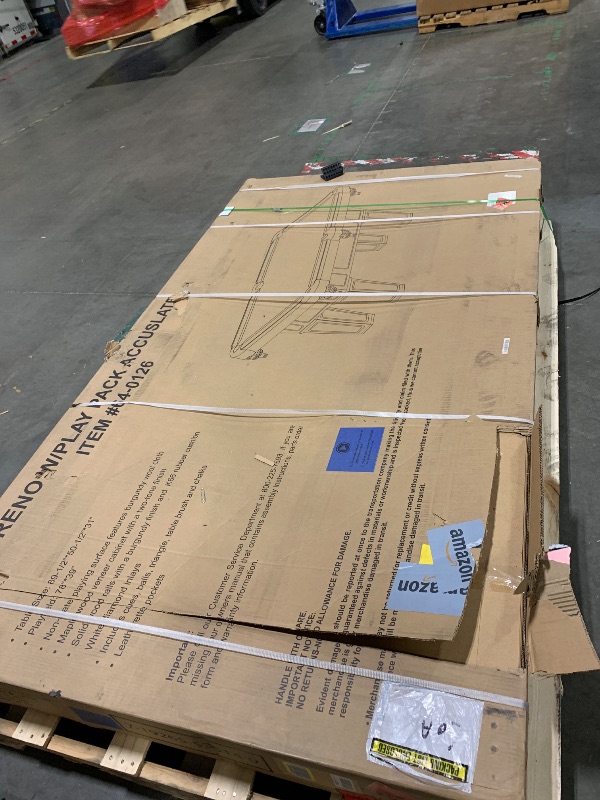 Photo 1 of *** FACTORY SEALED / NO RETURN *** ***Fat Cat by GLD Products Reno 7.5-Foot Pool Table, Dark Cherry Finish, Accuslate Surface, & Burgundy Wool Cloth for Classic Billiard Play ( SIZE 89-1/2"*50-1/2"31" PLAY ELD 78"39)"