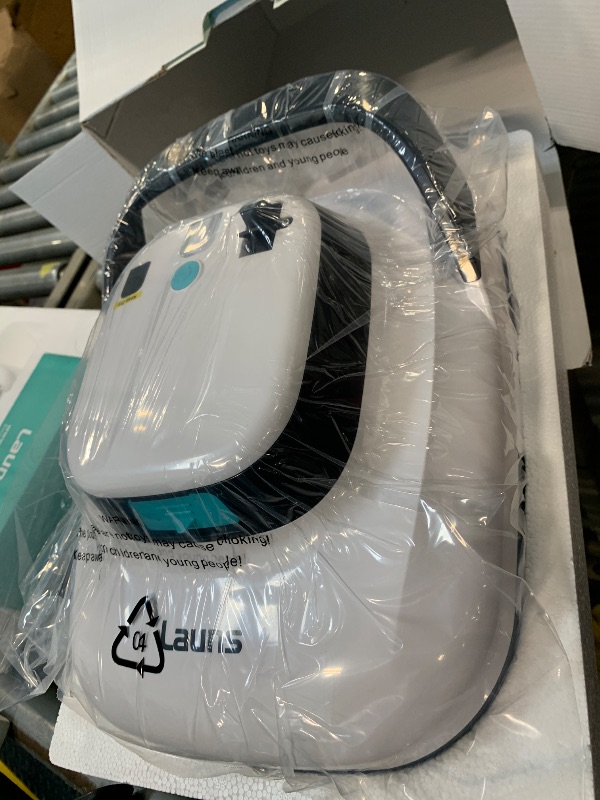 Photo 1 of (2025 Upgrade) Launs S1 Cordless Robotic Pool Cleaner, Dual Motors & Suction Ports Automatic Pool Vacuum Robot Lasts up to 90 Min, Self-Parking Ideal for Above Ground Pools (New)